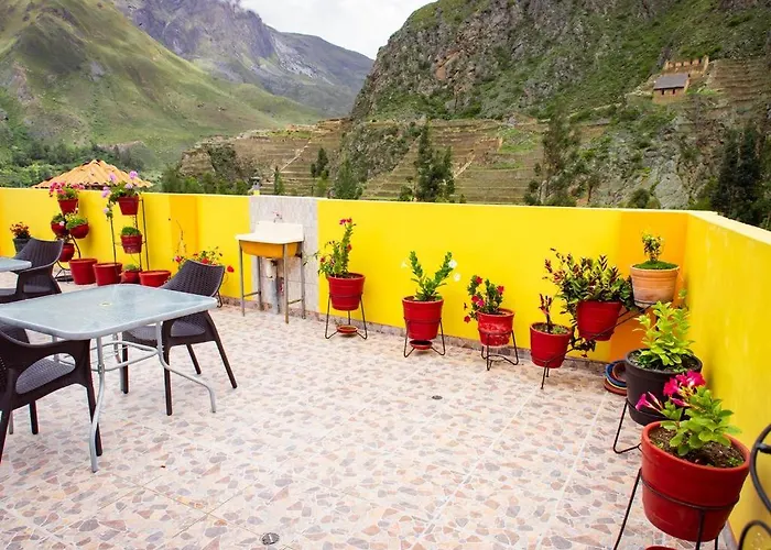 In - With Mountain Views With Two Terraces - Double 7 * Ollantaytambo